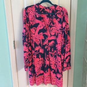 Lillith Tunic Dress Indigo Night Caw